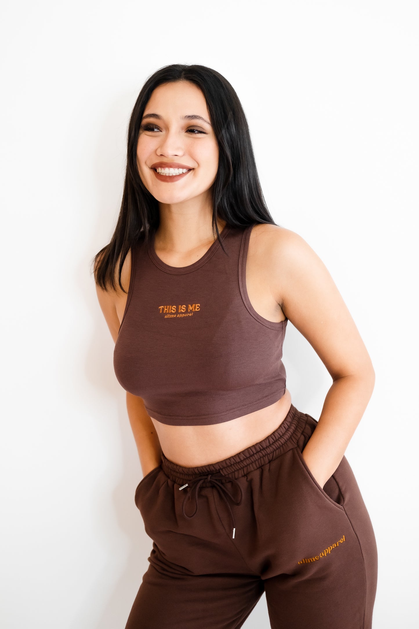 AllMe Apparel - Ari Mocha Lounge Wear