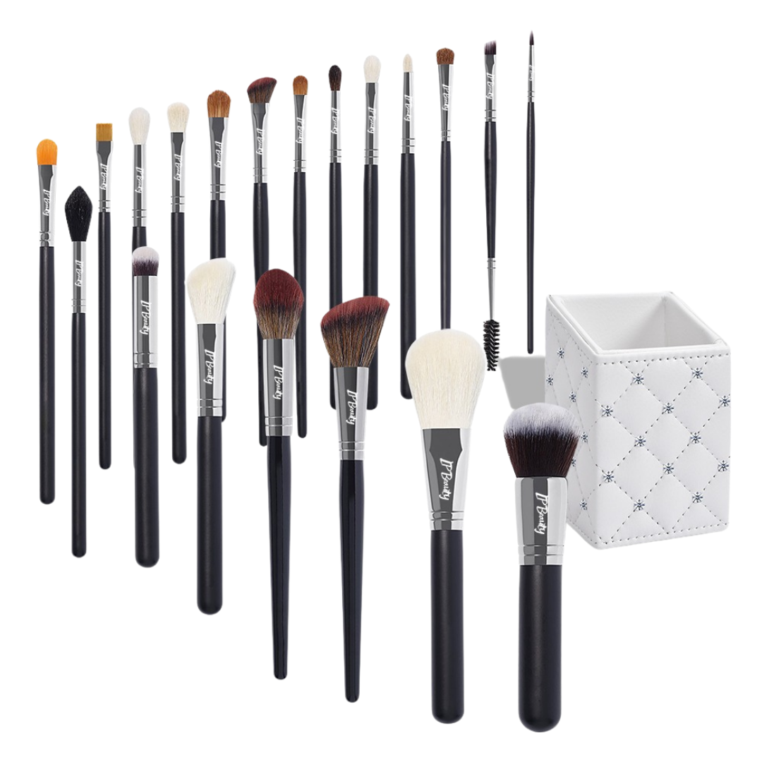 20Pc Complete Essential Makeup Brush Set